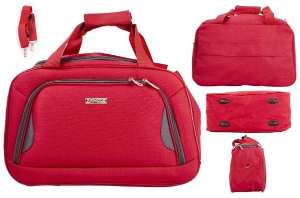 Everest Flugtaska Everest flugtaska Rauð með langri ól og hægt að hengja á ferðatösku 28.2 lítra. Stærð H 47 cm B 30 cm Þ 20 cm