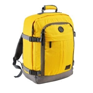 BakpokiMETZ 30L RPET ♻️ 45X20X36 Vintage Yellow GERT ÚR ENDURUNNUM PLASTFLÖSKUM,VERNDUM JÖRÐINA OG UMHVERFIÐ. Hentar öllum helstu flugfélögum og fullkomlega stærð fyrir minni handfarangur flugfélaga eins og EasyJet,  og United Airlines, 30 lítra rúmtak og stór opnun í eins of ferðatösku til að auðvelda pökkun. Auðvelt að bera með vel bólstruðum bakpokaólum og airmesh bakpúði. Skipulagsvasi að framan og vasi með skjótum aðgangi að framan. Hliðarþjöppunarólar. 