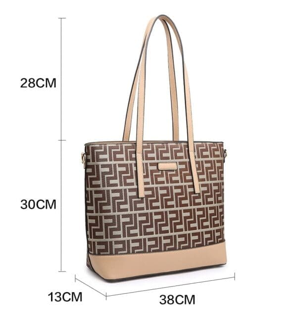 Handtaska MODA Stór Brún