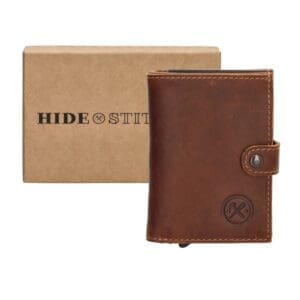 Micmacbags Leður Porto RFDI Safety Wallet Coníak