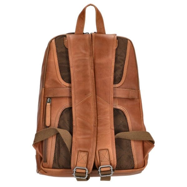 Chesterfield Detroit Leðurbakpoki Fyrir 14″ Fartölvu