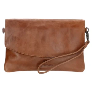 Micmacbags leður taska með stuttri og langri ól.