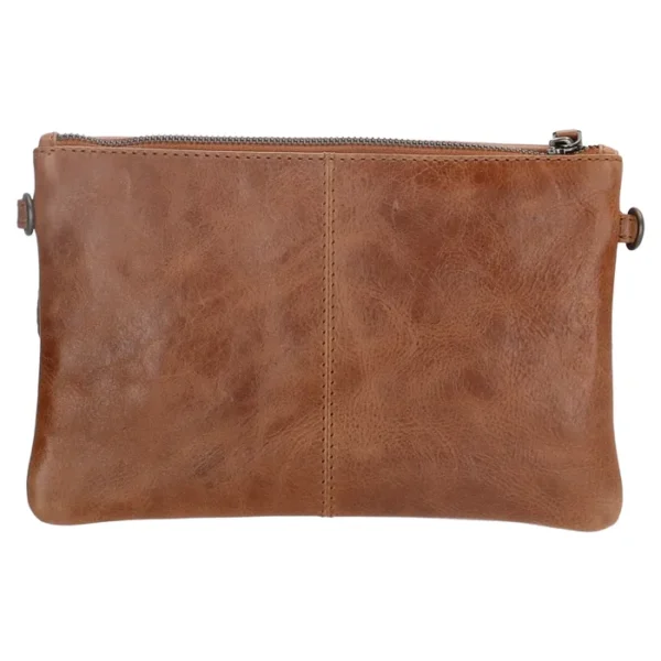 Micmacbags leður taska með stuttri og langri ól.