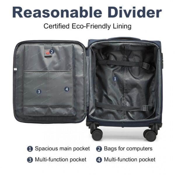 BRITISH TRAVELLER Blá 20" - Image 8