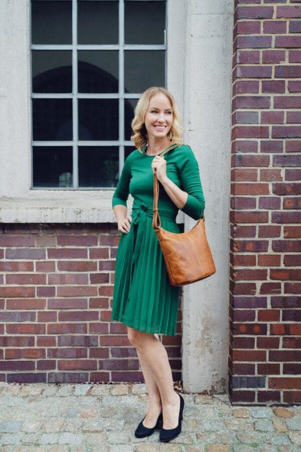 Pavini Leðurtaska Crossbody