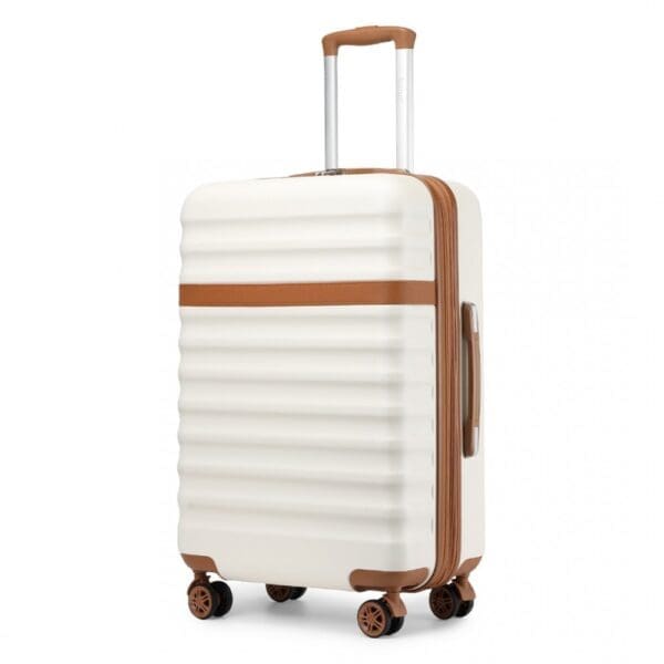 KONO  Ferðataska 20" Cream and Brown 42 L
