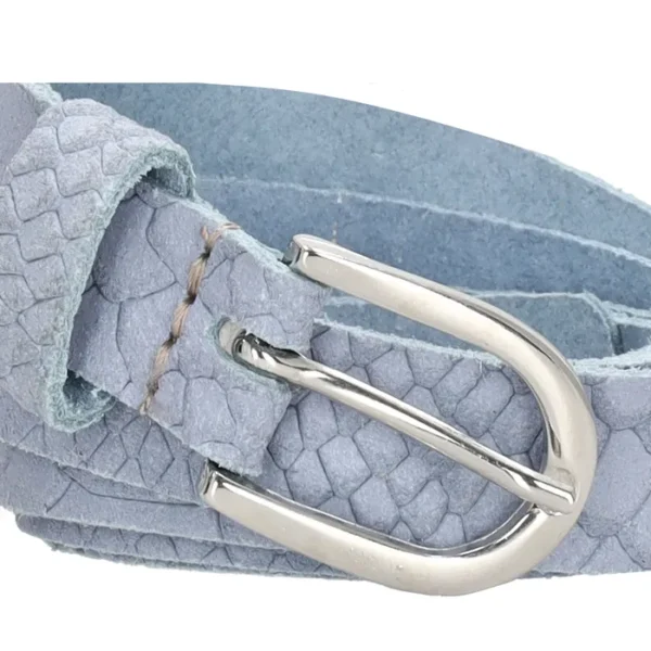 Hide & Stitches El Paso Dömu Leðurbelti Jeansblue 95 - Image 3