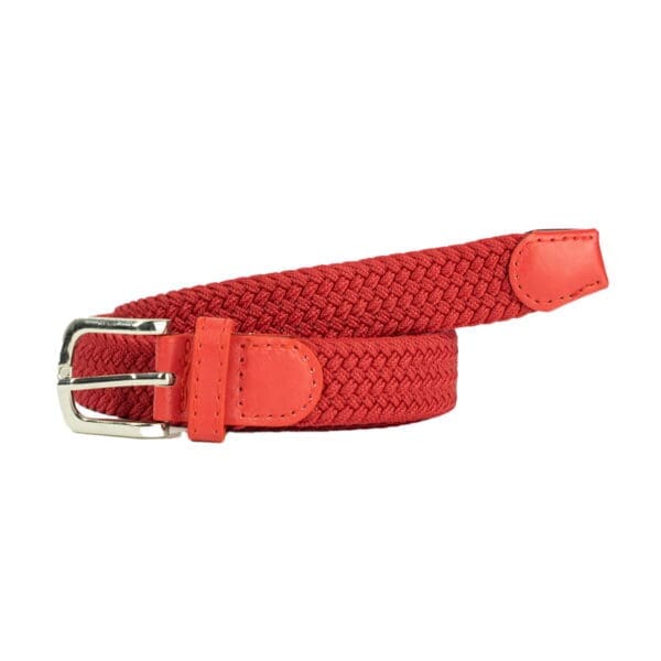 Belti Teygjanlegt Rautt Breidd 2.2 cm Lengd 90 cm