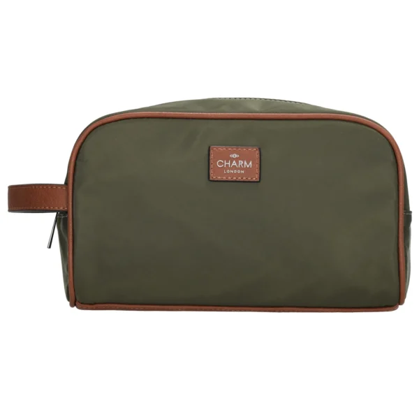 Charm London Buckingham snyrtitaska Olive - Image 3