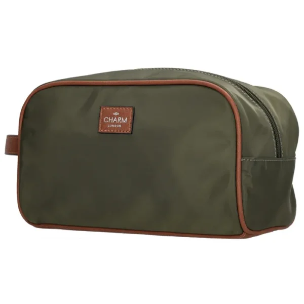 Charm London Buckingham snyrtitaska Olive