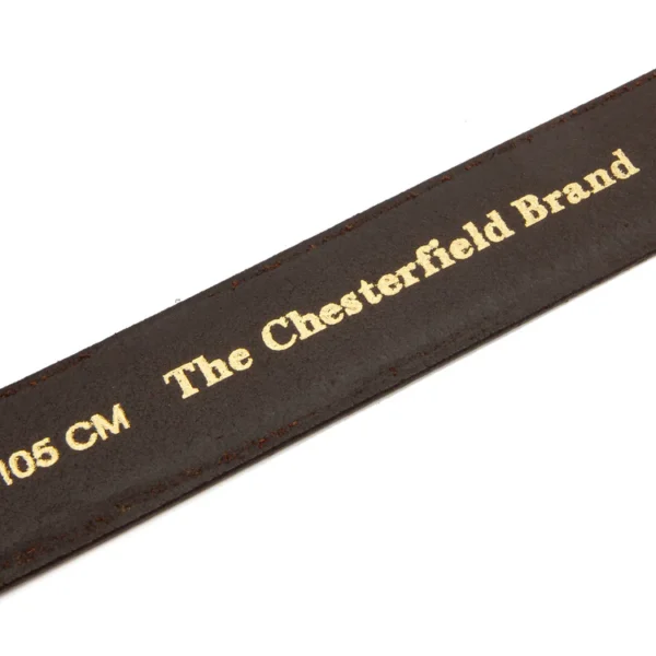 The Chesterfield Leðurbelti MANOVO  Brún 115 cm - Image 3