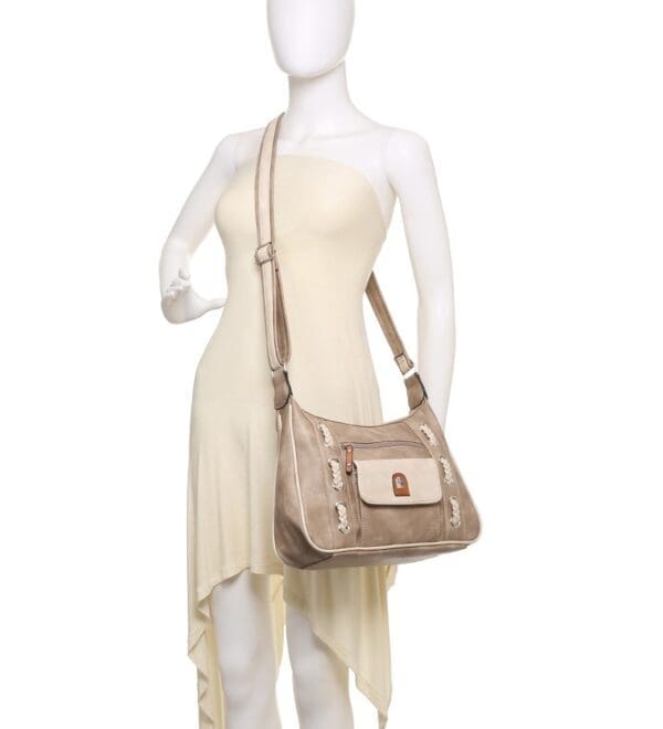 MODA HANDBAG  LJÓS BRÚN - Image 2