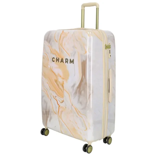 Charm London Travel Suitcase 55 cm Cream