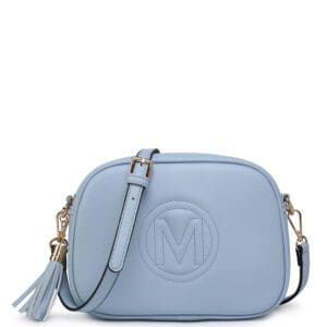 Moda Handbag Crossbody Bag Ljós Blá