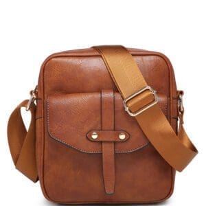 Moda Handbag Hliðartaska Brún