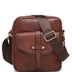 Moda Handbag Hliðartaska Kaffi Brún