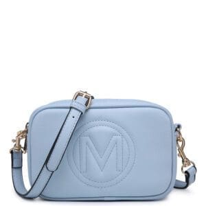 Moda Handbag Crossbody Bag Ljós Blá