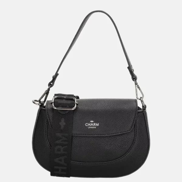Charm London Montmartre crossbody taska Svört - Image 7