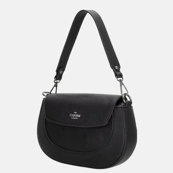 Charm London Montmartre crossbody taska Svört - Image 5