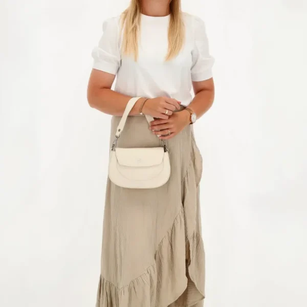 Charm London Montmartre crossbody taska Cream - Image 4