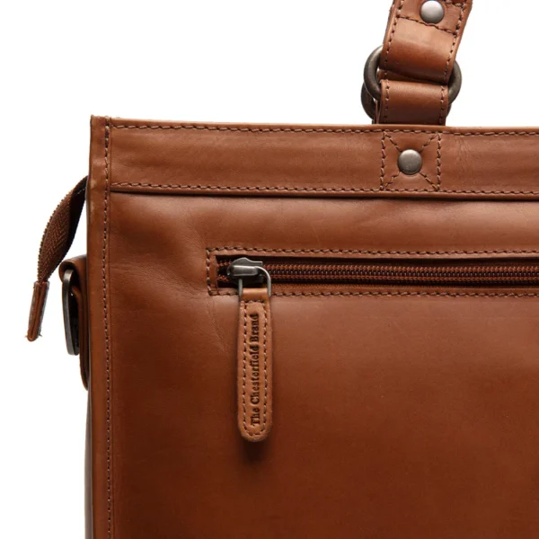 The Chesterfield Manly 15″ Tölvutaska Coníak - Image 8
