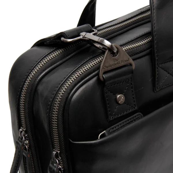 The Chesterfield Iseo 15″ Tölvutaska Svört - Image 6