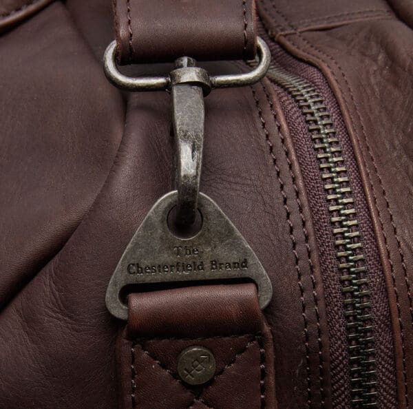 The Chesterfield  Perth Brún Leður Helgartaska. - Image 7