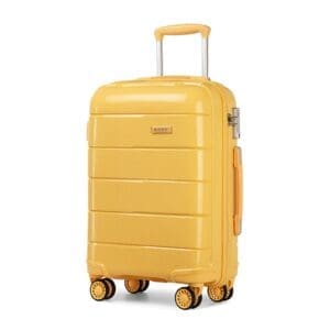 KONO Ferðatöskur Gul 24″